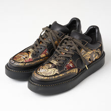 画像をギャラリービューアに読み込む, 西陣織×本革スニーカー　渦巻龍文様｜KAVKIMONO（カブキモノ）
