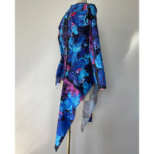 画像をギャラリービューアに読み込む, Patchwork shirt E blue - パッチワークシャツ Eブルー｜Merci DIEU（メルシーデュー）
