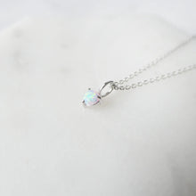 画像をギャラリービューアに読み込む, オパール ソリティア ネックレス（シルバー925／ロジウムプレーティング）｜SMUK（スムーク）
