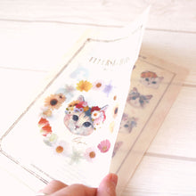 画像をギャラリービューアに読み込む, A5クリアファイル 「fleurs&amp;chats」｜とことこサーカス
