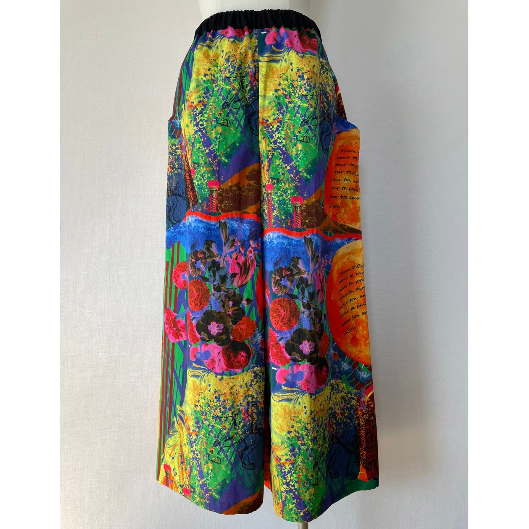 Wide trousers I orange - ワイドパンツ Iオレンジ｜Merci DIEU（メルシーデュー）