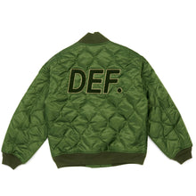 画像をギャラリービューアに読み込む, Quilting MA-1  [Khaki]｜DEFACT（デファクト）
