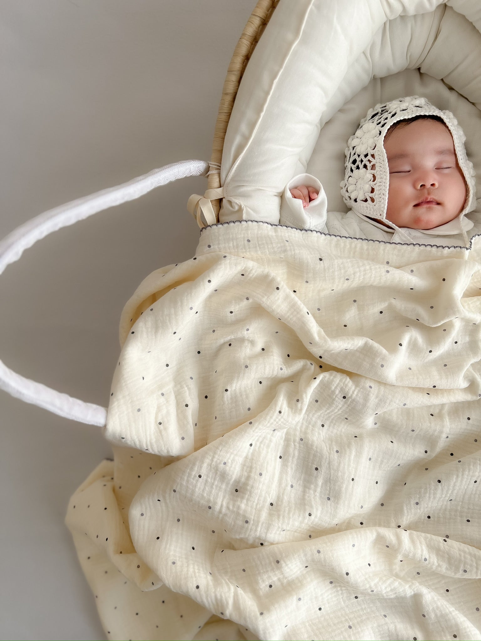 Picot -Organic cozy blanket/4重ガーゼ｜Bébémoose （ベベムース）