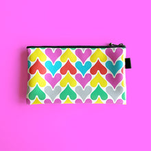 画像をギャラリービューアに読み込む, フラットポーチ Flat Pouch "Pure HEARTs” _ Energetic Hyper｜asugatic（アシュガティック）
