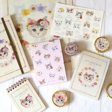 画像をギャラリービューアに読み込む, メモパッド fleurs&amp;chats｜とことこサーカス
