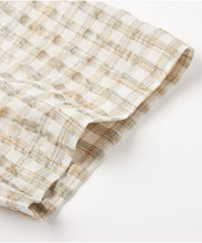 画像をギャラリービューアに読み込む, Fresh Check Seersucker Open-Collar Shirt (POPUP限定)｜MODE COMMUTER（モードコミューター）
