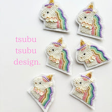 画像をギャラリービューアに読み込む, ブローチ【ユニコーン】｜tsubutsubu design.（ツブツブデザイン）
