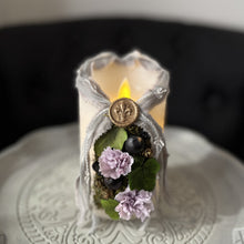 画像をギャラリービューアに読み込む, フラワーアートキャンドル リボンクラウン｜ciel bleu（シエルブルー）
