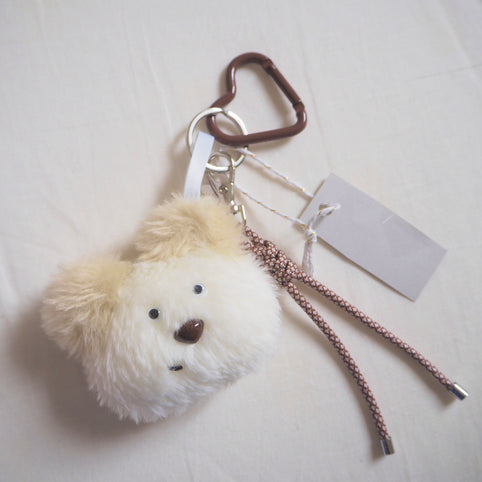 animini おくま(白)ストラップ｜animini（アニミニ）