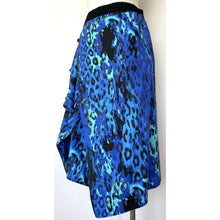 画像をギャラリービューアに読み込む, Square skirt leopard blue - スクエアスカート レオパードブルー｜Merci DIEU（メルシーデュー）
