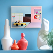 画像をギャラリービューアに読み込む, 柴犬boy&amp;柴犬girl　今日は勝負のデートの日。｜yoshie moriuchi ARTWORKS（ヨシエモリウチアートワークス）
