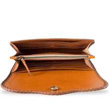 画像をギャラリービューアに読み込む, シェリダンスタイルカービング B-3 ロングウォレット センターコンチョ｜Samurai Craft（サムライクラフト）
