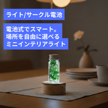 画像をギャラリービューアに読み込む, Lumi-Harb 光るミニハーバリウムベースライト(4種)｜AND SOUND（アンドサウンド）
