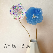 画像をギャラリービューアに読み込む, オーロラポピーセット-シェルモザイク＆カラー｜aono earcuff and design（アオノイヤーカフアンドデザイン）
