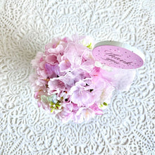 画像をギャラリービューアに読み込む, ふんわり桜とピンクライラックのthank youミニアレンジメント（アーティフィシャルフラワー・造花）｜bouquet de muguet（ブーケ　ドゥ　ミュゲ）
