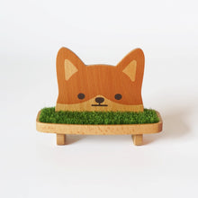 画像をギャラリービューアに読み込む, ここだよワンワン メガネスタンド（木製 柴犬 メガネ置き）｜TOSMU（トスム）
