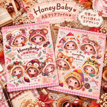 画像をギャラリービューアに読み込む, HoneyBabyかおだけ。yakiimo&amp;maron A5クリアファイル｜nene_hope_heart（ネネホープハート）
