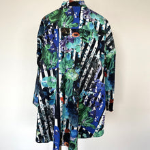 画像をギャラリービューアに読み込む, Manteau shirt E - マントシャツE白黒ストライプ｜Merci DIEU（メルシーデュー）
