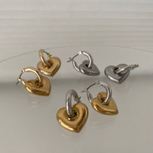 画像をギャラリービューアに読み込む, Chunky heart pierce mix ピアス イヤリング｜LUNACHIC（ルナシック）
