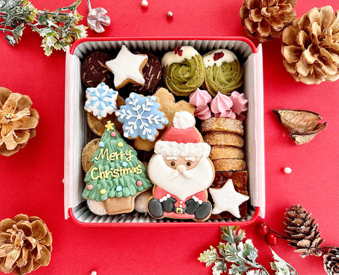 にじいろクッキー クリスマスアソートクッキー缶｜にじいろクッキー