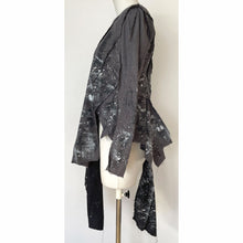 画像をギャラリービューアに読み込む, Patchwork shirt paint gray - パッチワークシャツ　ペイントグレー｜Merci DIEU（メルシーデュー）
