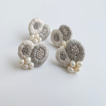 画像をギャラリービューアに読み込む, 刺繍ピアス／イヤリング　「ｐｕｋｕｐｕｋｕ」｜cheese（チーズ）
