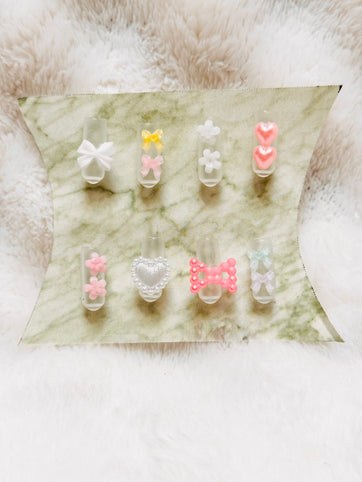 precious time 傘アクセサリーつゆ先キャップ8個セット〜透明～｜precious time（プレシャスタイム）