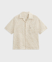 画像をギャラリービューアに読み込む, Fresh Check Seersucker Open-Collar Shirt (POPUP限定)｜MODE COMMUTER（モードコミューター）
