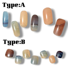 画像をギャラリービューアに読み込む, サイズの選べる半硬化ジェルネイルシール【Gel Nail Stickers 008 Alcohol ink : Orenge】｜ENCHANT（エンチャント）
