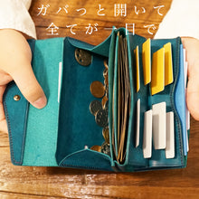 画像をギャラリービューアに読み込む, 「カードが立つ／小銭が広がる」小さい長財布 stand up wallet GA/ graffi（スタンドアップウォレットGA/ グラフィー）｜STUDIUM（ストゥディウム）
