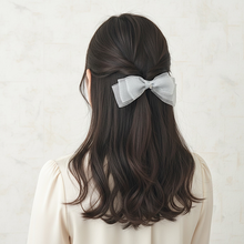 画像をギャラリービューアに読み込む, リボンバレッタ 《lady's ribbon》｜mizuki（ミズキ）
