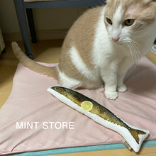 画像をギャラリービューアに読み込む, ごちそう秋刀魚キッカー 猫用【復刻版】｜MINT STORE（ミントストア）
