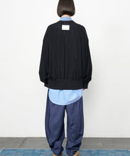 画像をギャラリービューアに読み込む, 【期間限定】シャドウメッシュ クルーネック ジップブルゾン｜Nora Lily（ノラリリー）

