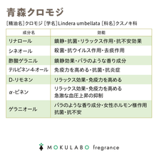 画像をギャラリービューアに読み込む, 日本の木のアロマ　エッセンシャルオイル　青森クロモジ｜MOKULABO fragrance（モクラボフレグランス）

