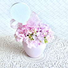 画像をギャラリービューアに読み込む, ふんわり桜とピンクライラックのthank youミニアレンジメント（アーティフィシャルフラワー・造花）｜bouquet de muguet（ブーケ　ドゥ　ミュゲ）
