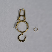 画像をギャラリービューアに読み込む, Horseshoe Keyring キーリング｜LUNACHIC（ルナシック）
