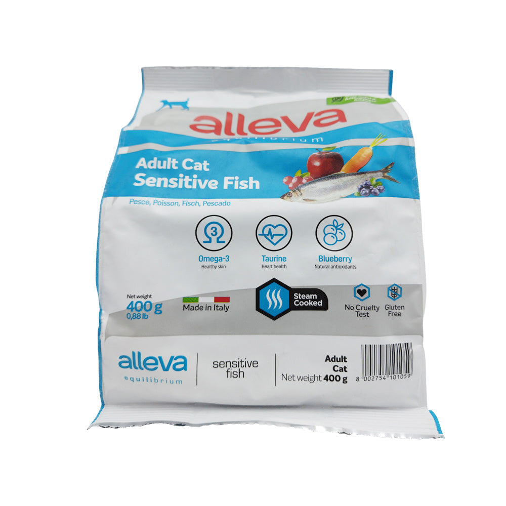 アレヴァ　エクイリブリアム　センシティブ　フィッシュ　成猫用　４００ｇ｜アレヴァ