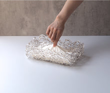 画像をギャラリービューアに読み込む, 靄 -MOYA- ティッシュケース うつぎ（クリア）｜ame（アメ）
