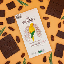 画像をギャラリービューアに読み込む, ビタースウィートチョコレートバー レモングラス 64% | 70g｜WARABU CHOCOLATES（ワラブチョコレート）
