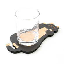 画像をギャラリービューアに読み込む, 猫雑貨・木製プレート＆コースター【ねこまみれロング　来福招福】｜Ten＆O Art+Craft（テンアンドオー　アートクラフト）
