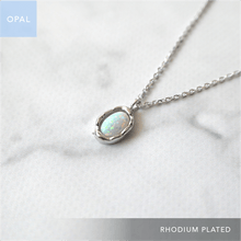 画像をギャラリービューアに読み込む, オパール ネックレス（シルバー925／ロジウムプレーティング）｜SMUK（スムーク）
