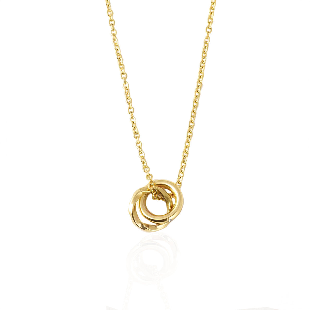 Double ring necklace ネックレス｜GLUCK（グルック）