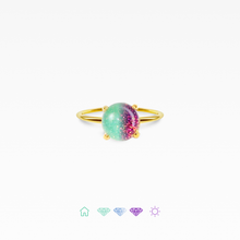 画像をギャラリービューアに読み込む, 色が変わる宝石リング　アポロパリオス「夕映え」　ラウンド6mm　SV925｜atelier ShowKer（アトリエショーカー）

