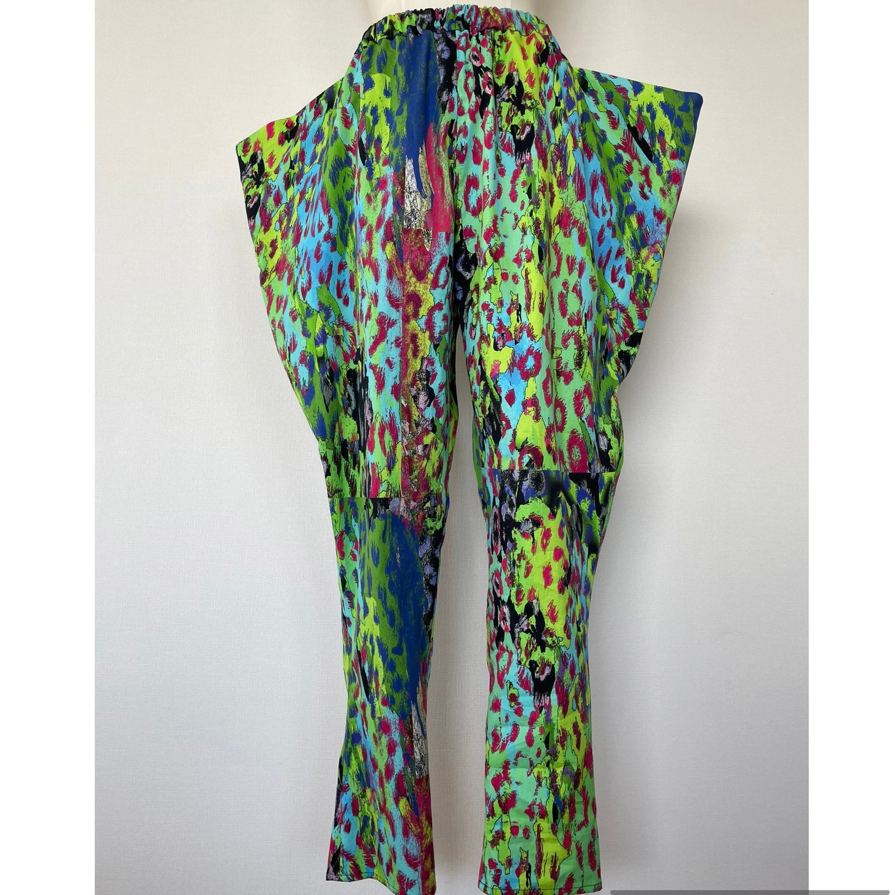 Big pockets trousers leopard 1 - ビッグポケットパンツ　レオパード1｜Merci DIEU（メルシーデュー）