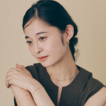 画像をギャラリービューアに読み込む, Petal Chain Necklace(38cm)＿ペタル チェーン ネックレス｜Fujikoshi Jewelry（フジコシジュエリー）
