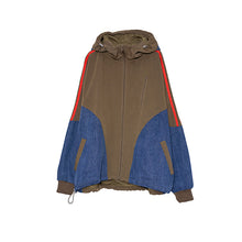 画像をギャラリービューアに読み込む, デニム コンボ フード ジップ ブルゾン｜Nora Lily（ノラリリー）
