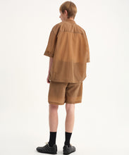 画像をギャラリービューアに読み込む, Sheer Crinkle-Finish Woven Wide Shorts（POPUP限定）｜MODE COMMUTER（モードコミューター）
