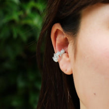 画像をギャラリービューアに読み込む, Gemstone 2way ear cuff(アクアマリン／淡水パール)｜if(innocent freedom)（イフ　イノセントフリーダム）
