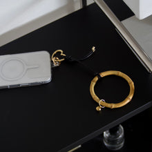 画像をギャラリービューアに読み込む, bamboo mulch strap スマホストラップ｜LUNACHIC（ルナシック）
