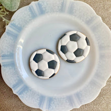 画像をギャラリービューアに読み込む, サッカーボールアイシングクッキー｜sumirecookies（スミレクッキーズ）
